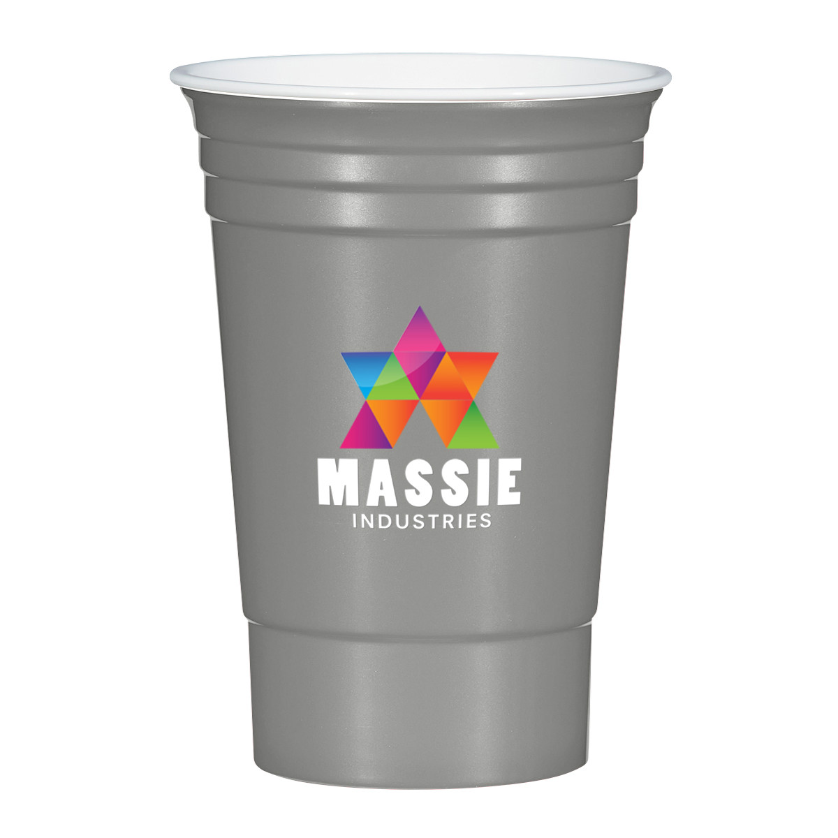 METALLIC GRAY WITH WHITE