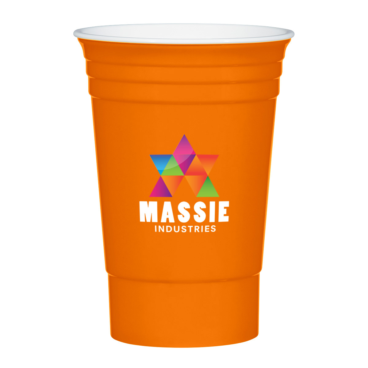 NEON ORANGE WITH WHITE