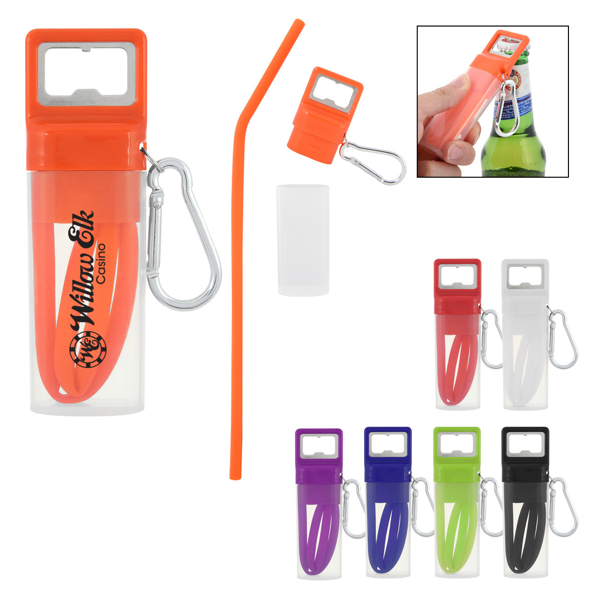 Custom Pop And Sip Bottle Opener Straw Kit 5229