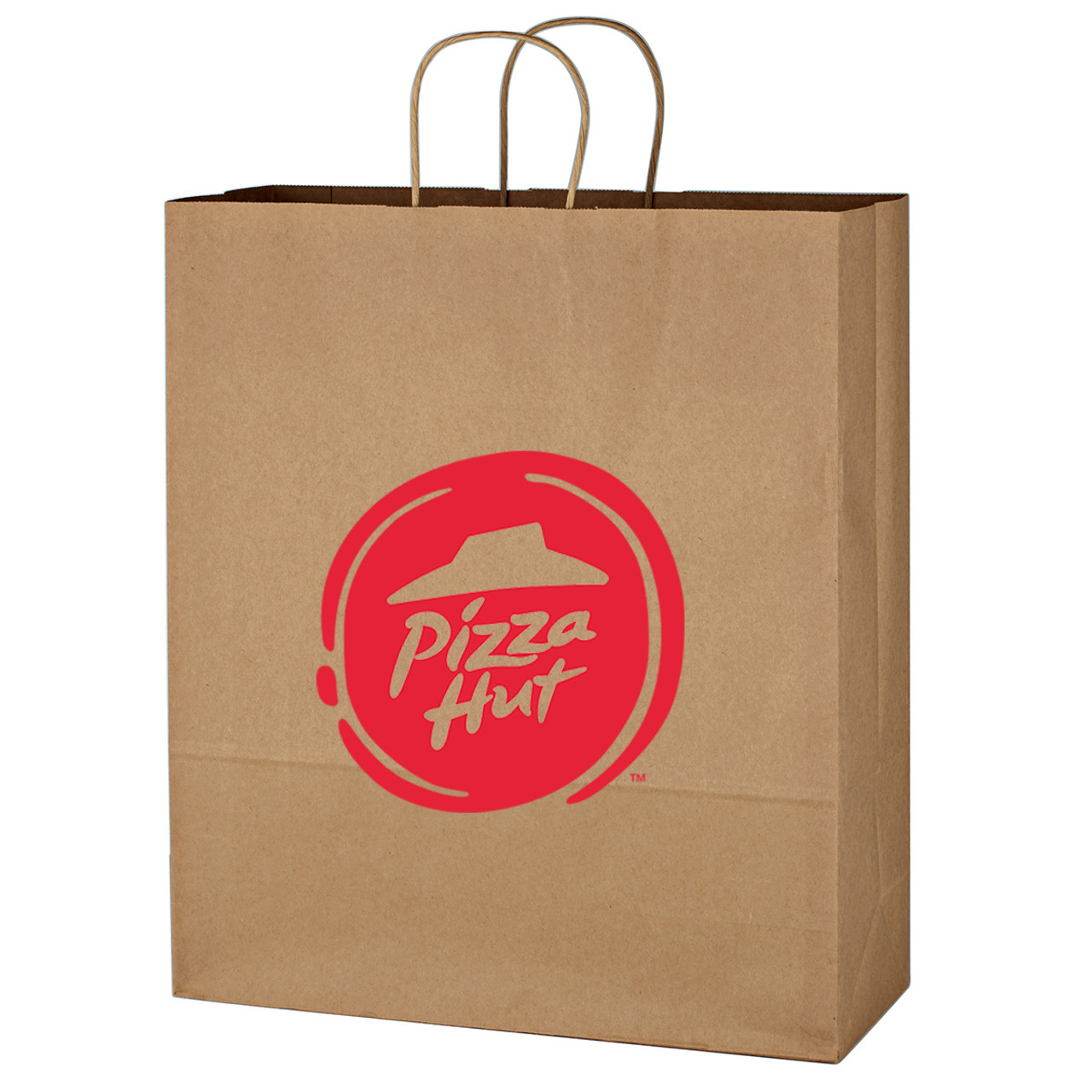 Custom Kraft Paper Brown Shopping Bag - 16" x 19" 3904