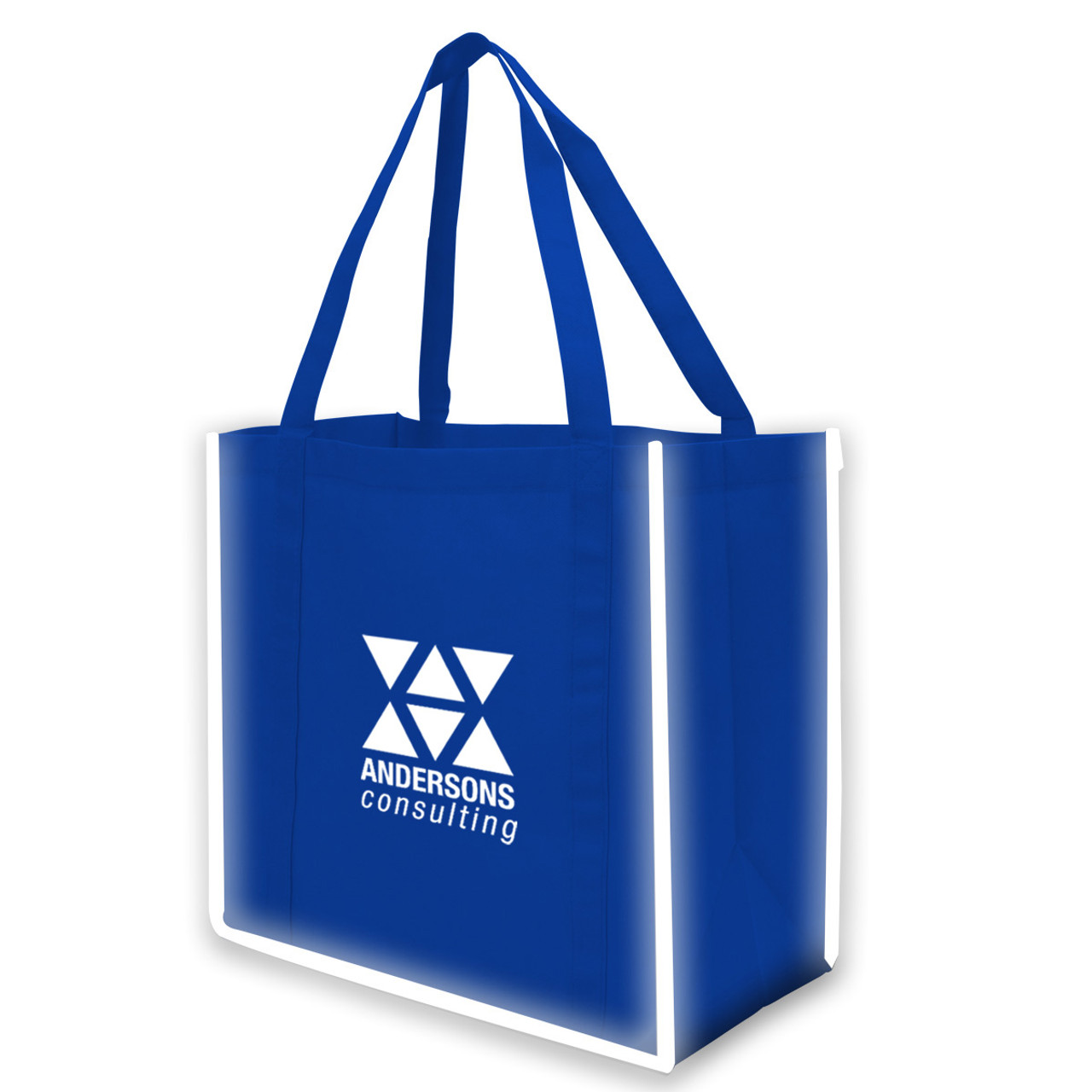 Custom Reflective Large Grocery Tote Bag 3347