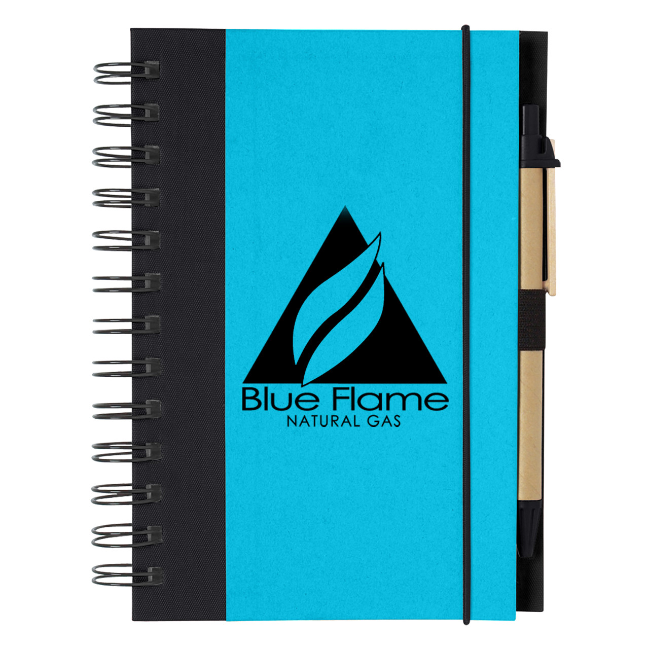 LIGHT BLUE WITH BLACK