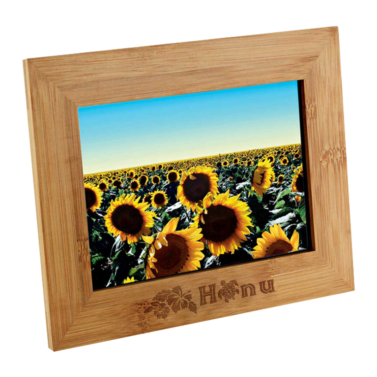 Custom 4" X 6" Bamboo Photo Frame 55114