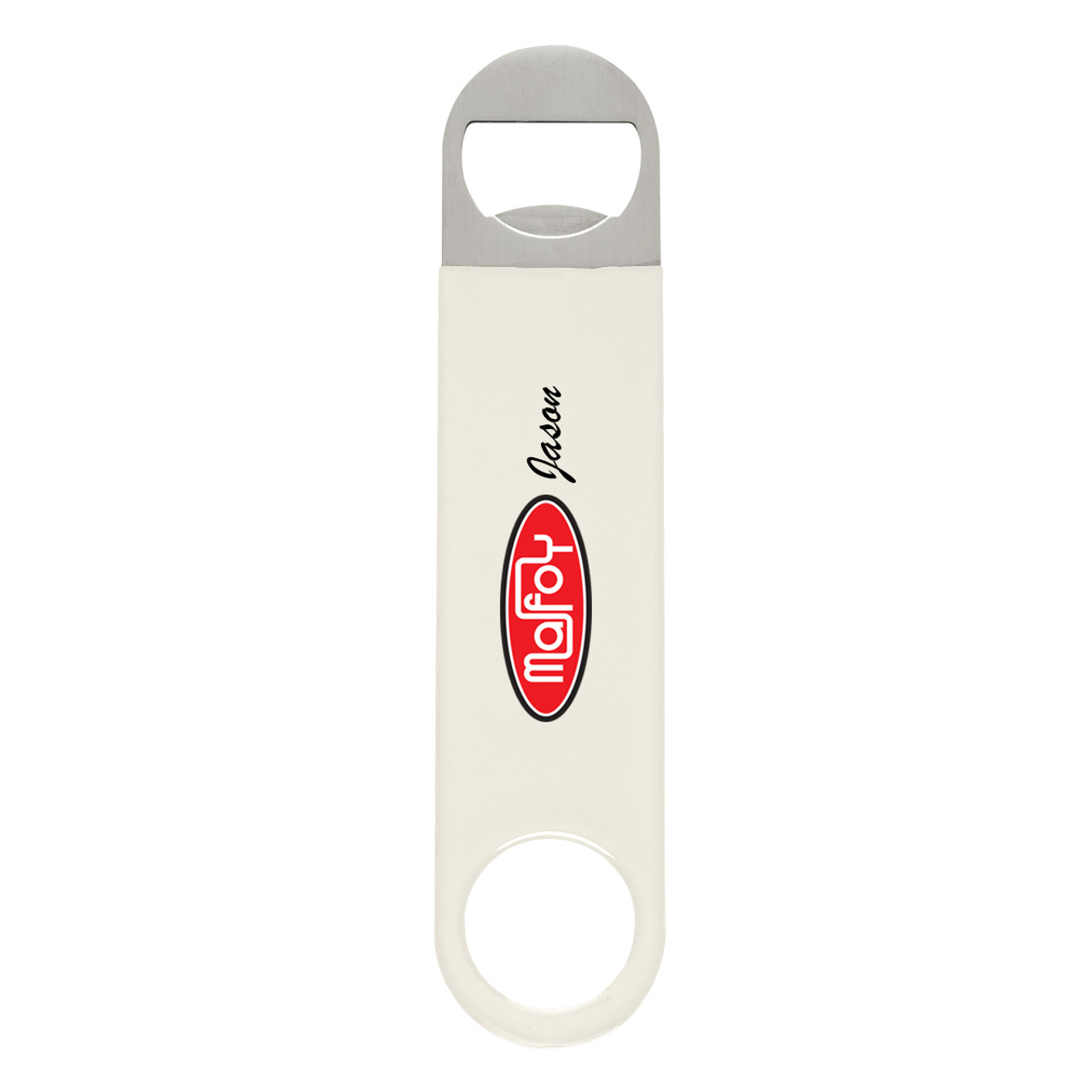 Custom Large Vinyl Coated Stainless Steel Bottle Opener 2024