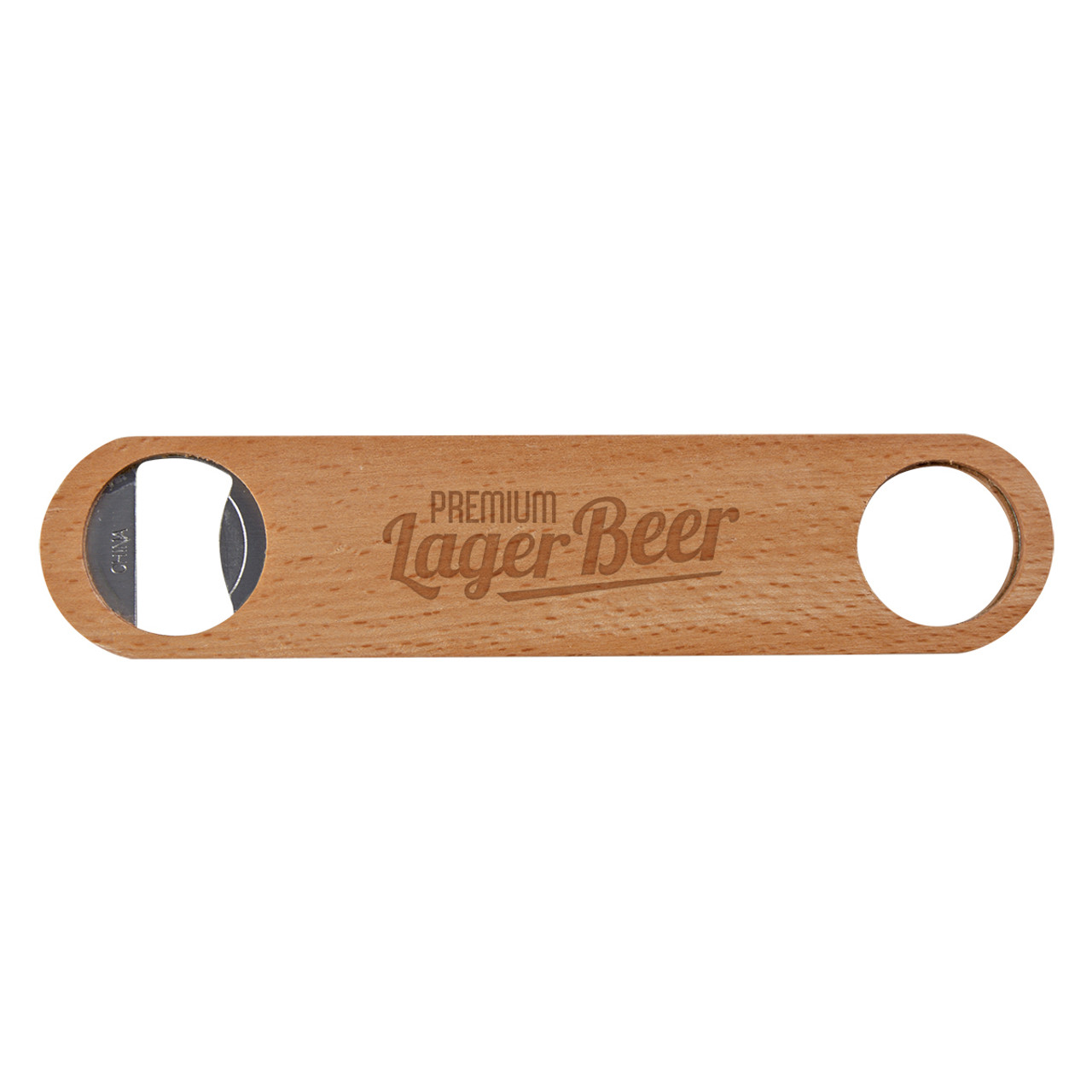 Custom Large Wood Bottle Opener 2091