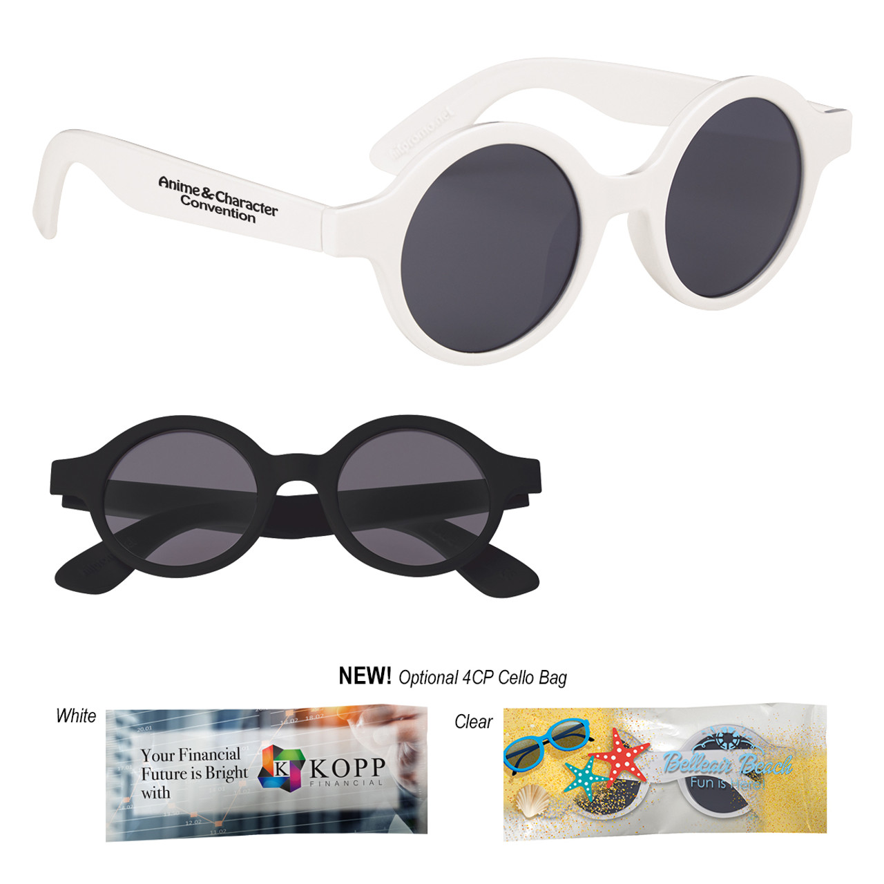 Custom Lennon Round Sunglasses 6261