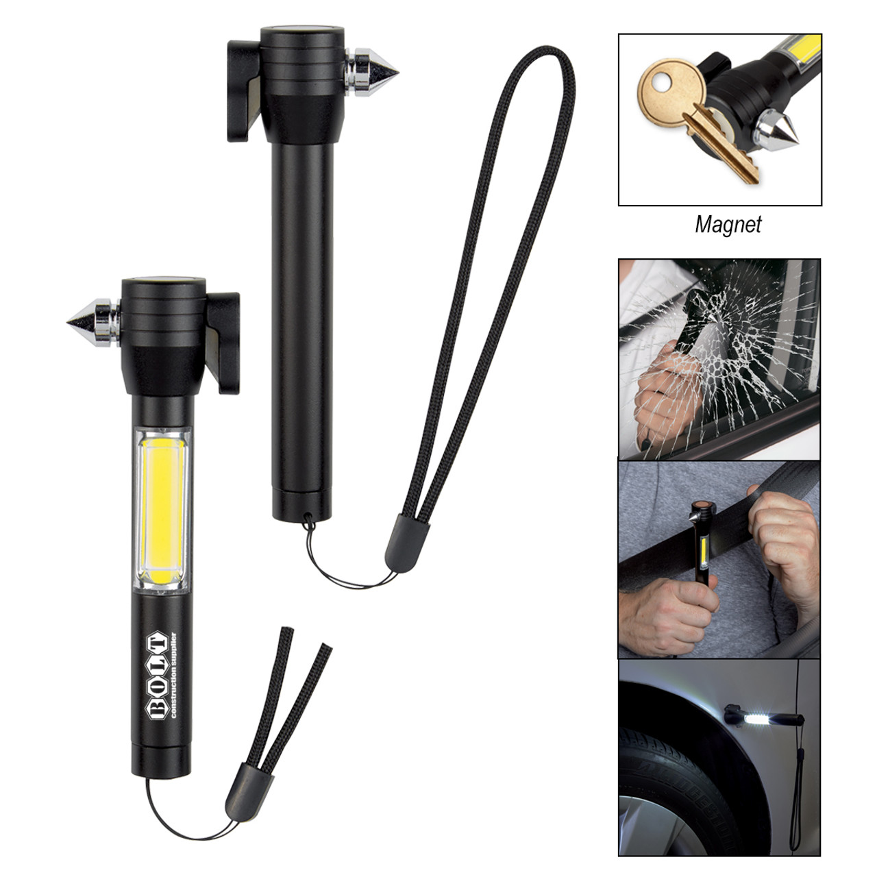 Custom Safety Tool With COB Flashlight 7242