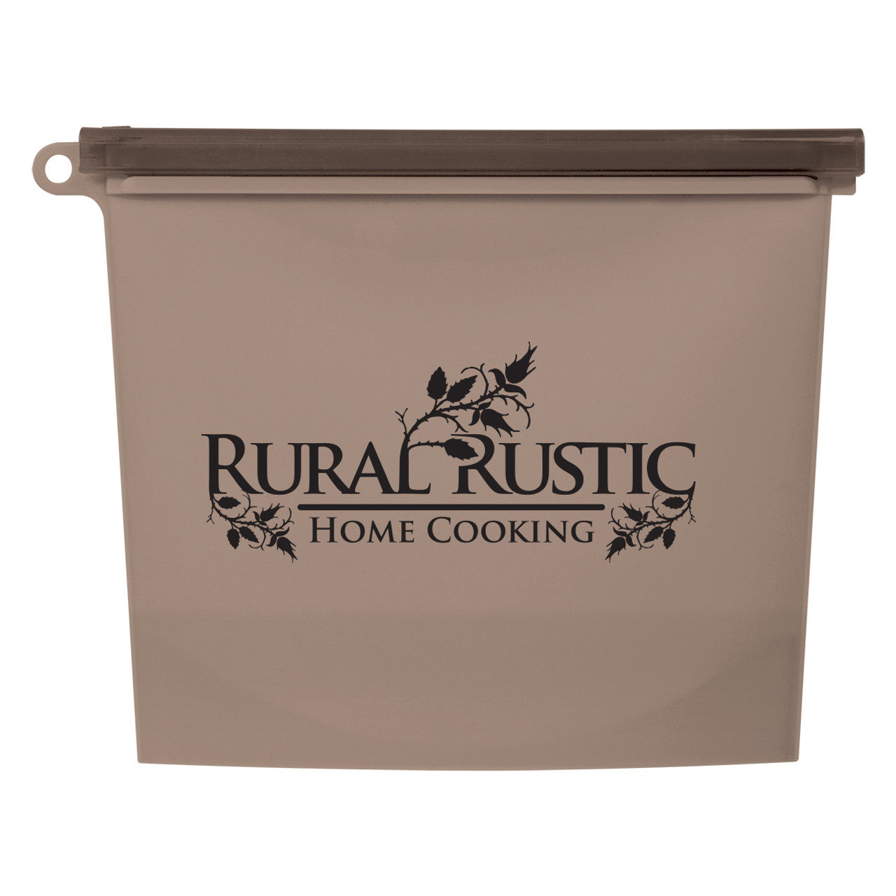 Custom Reusable Food Bag With Plastic Slider 2154