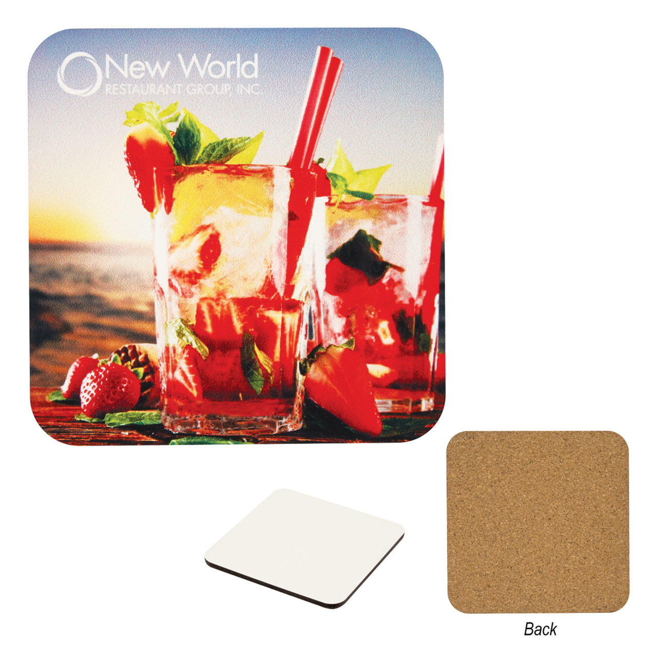 Custom Full Color Square Coaster 2032