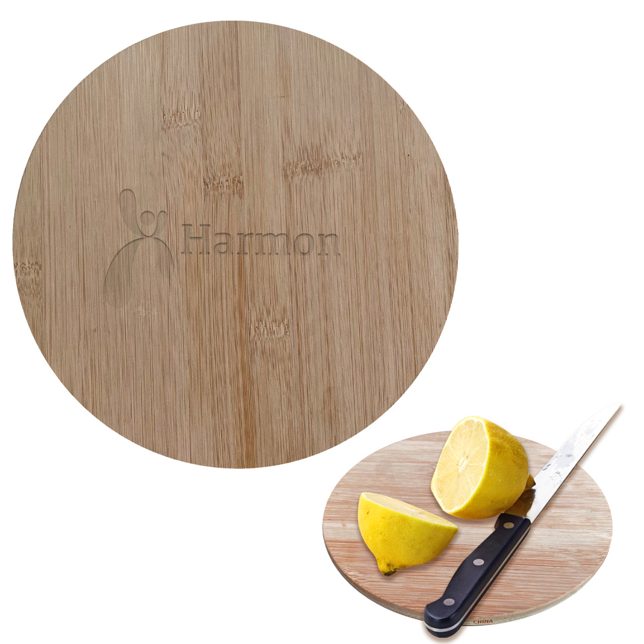 Custom Round Bamboo Cutting Board 76138