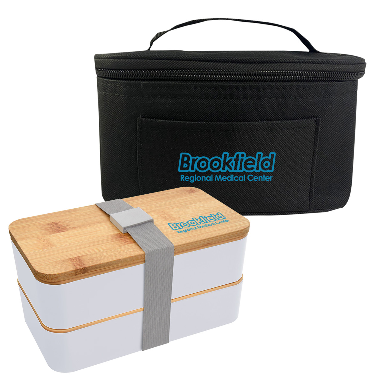 Custom Stackable Bento Box With Insulated Carrying Case 95172