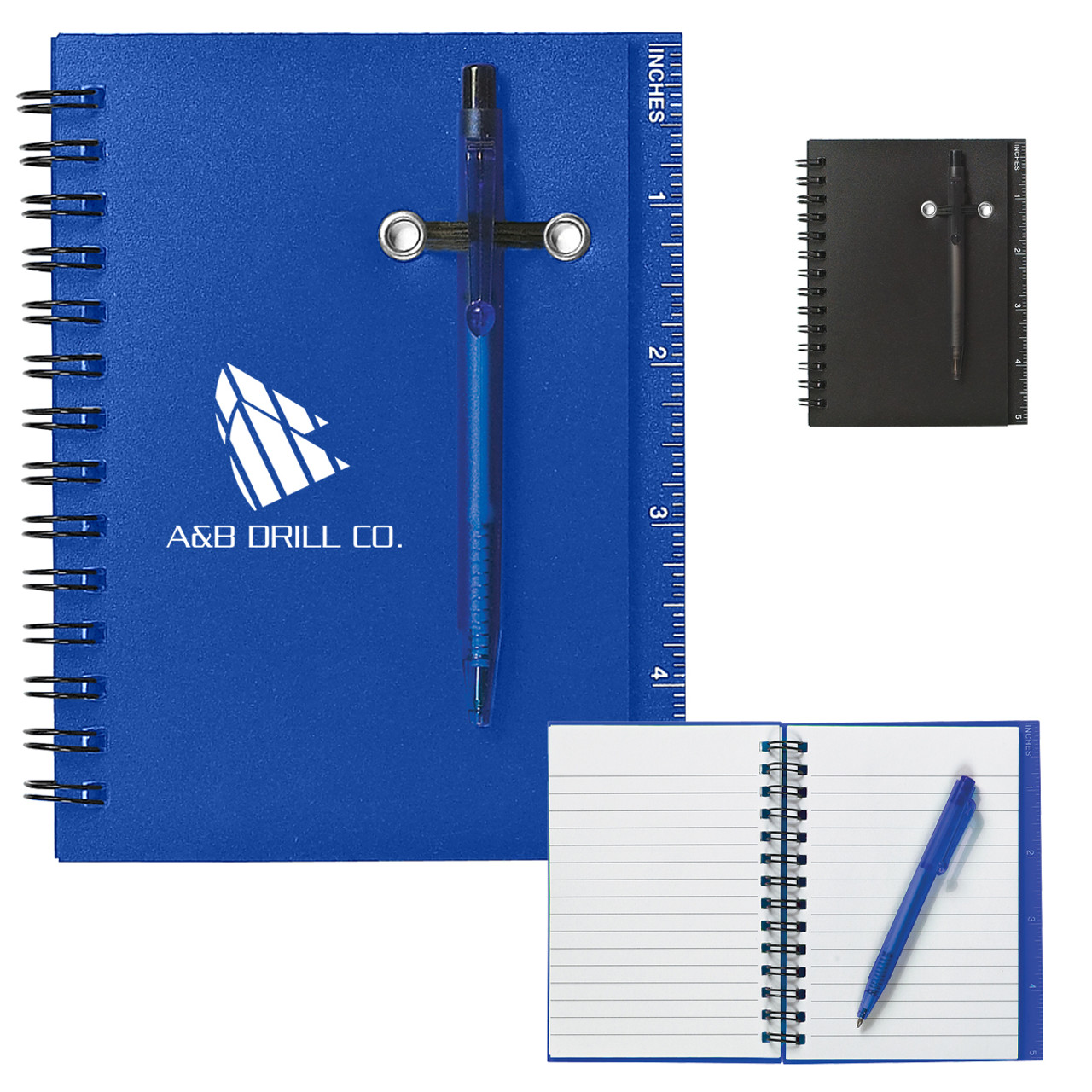 Custom Spiral Notebook & Pen 6985