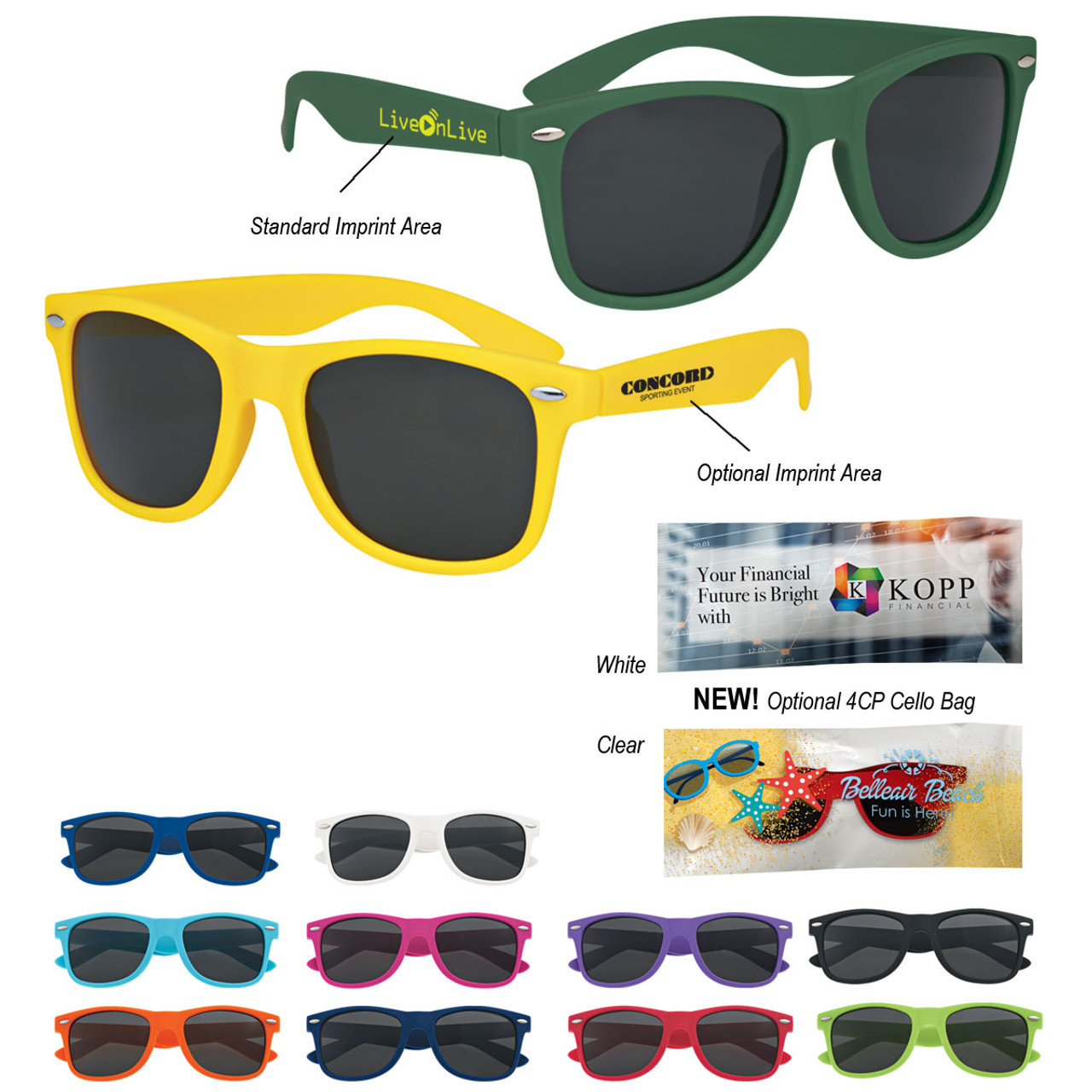 Custom Velvet Touch Malibu Sunglasses 6236