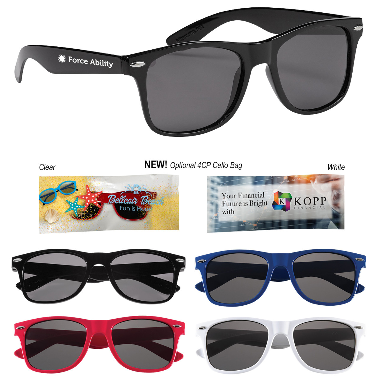 Custom Polarized Malibu Sunglasses 6253