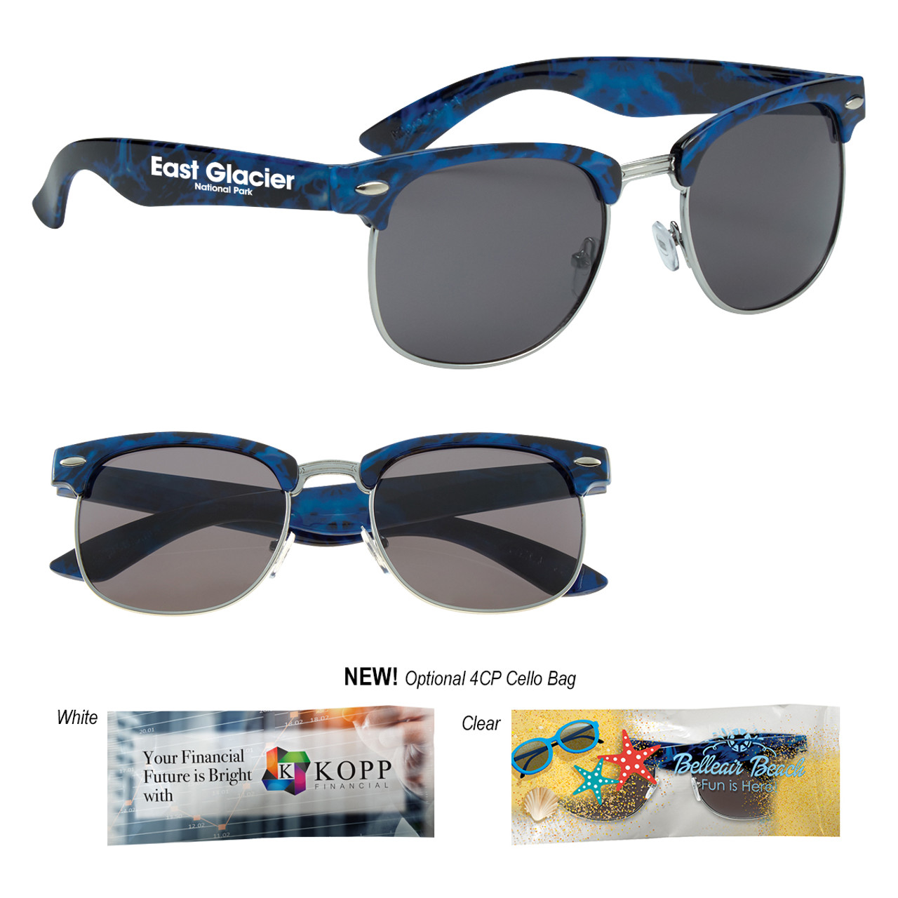 Custom Riptide Water-Camo Panama Sunglasses 6266