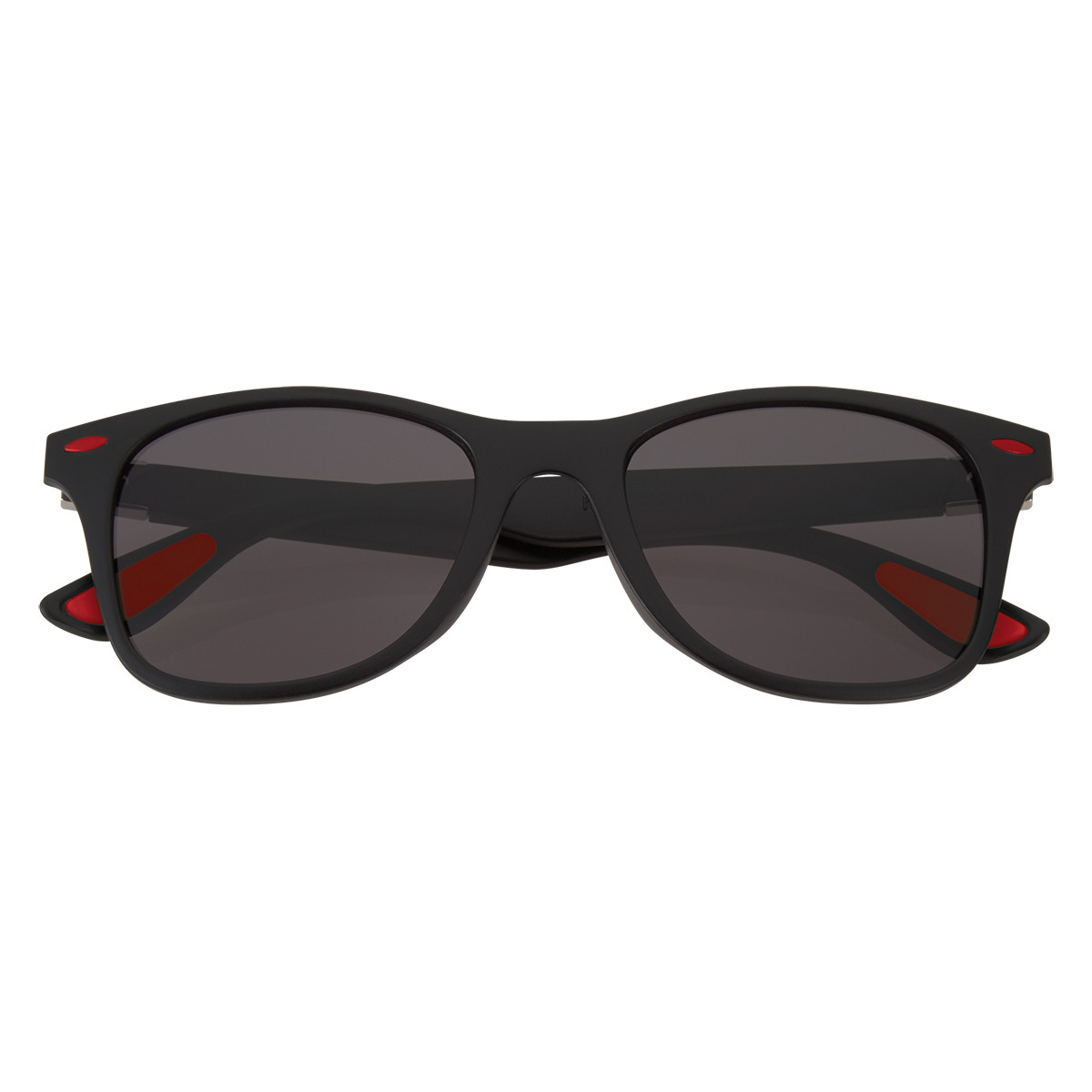 BLACK WITH RED