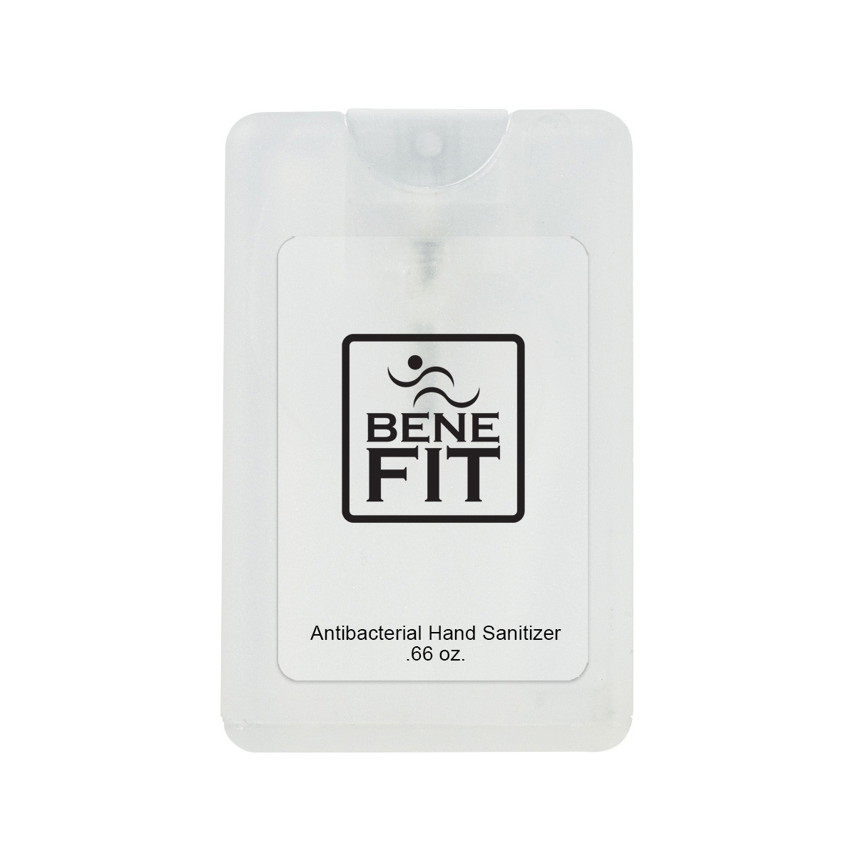 Custom .66 Oz. Card Shape Hand Sanitizer 9051
