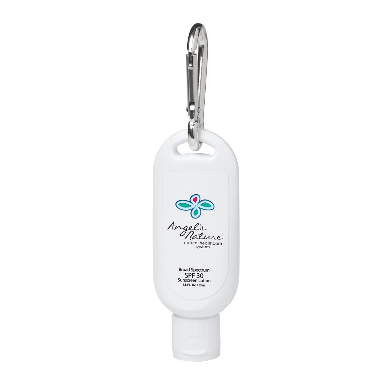 Custom 1.8 Oz. SPF 30 Sunscreen With Carabiner 9061