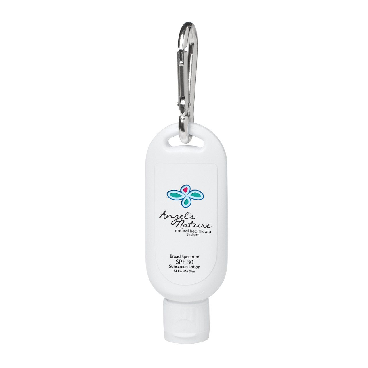 Custom 1.8 Oz. SPF 30 Sunscreen With Carabiner 9061