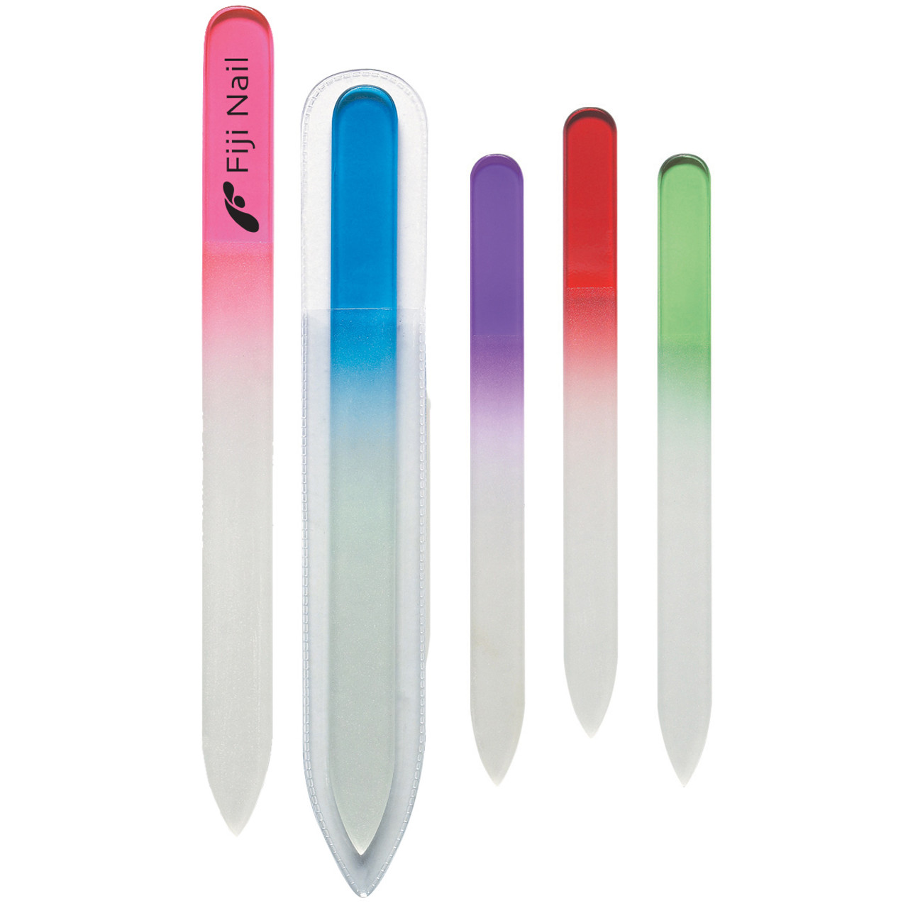 Custom Glass Nail File In Sleeve 8708