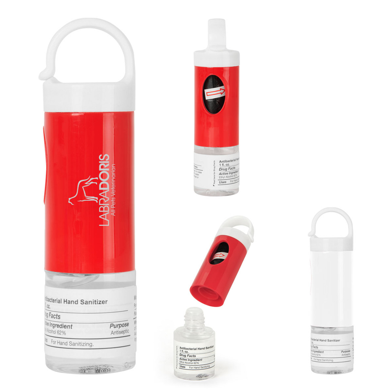 Custom Fresh & Clean Dog Bag Dispenser With 1 Oz. Hand Sanitizer 9508