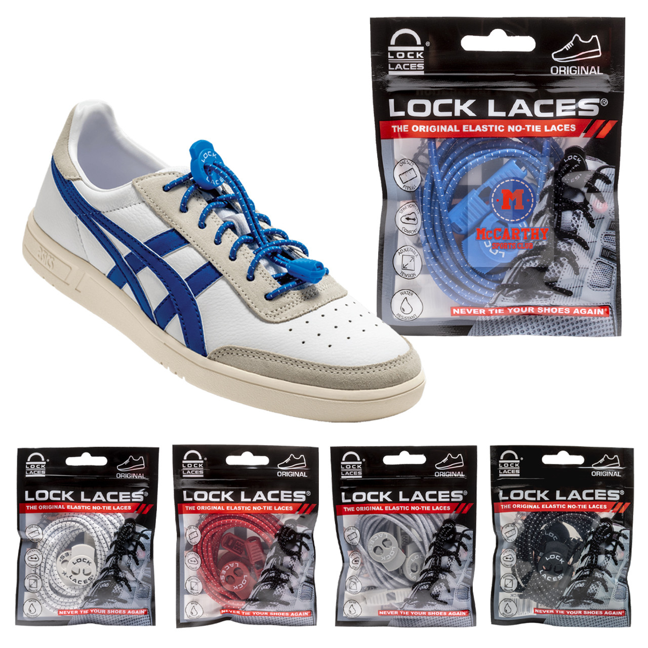 Custom Lock Laces® No Tie Shoelaces 15010