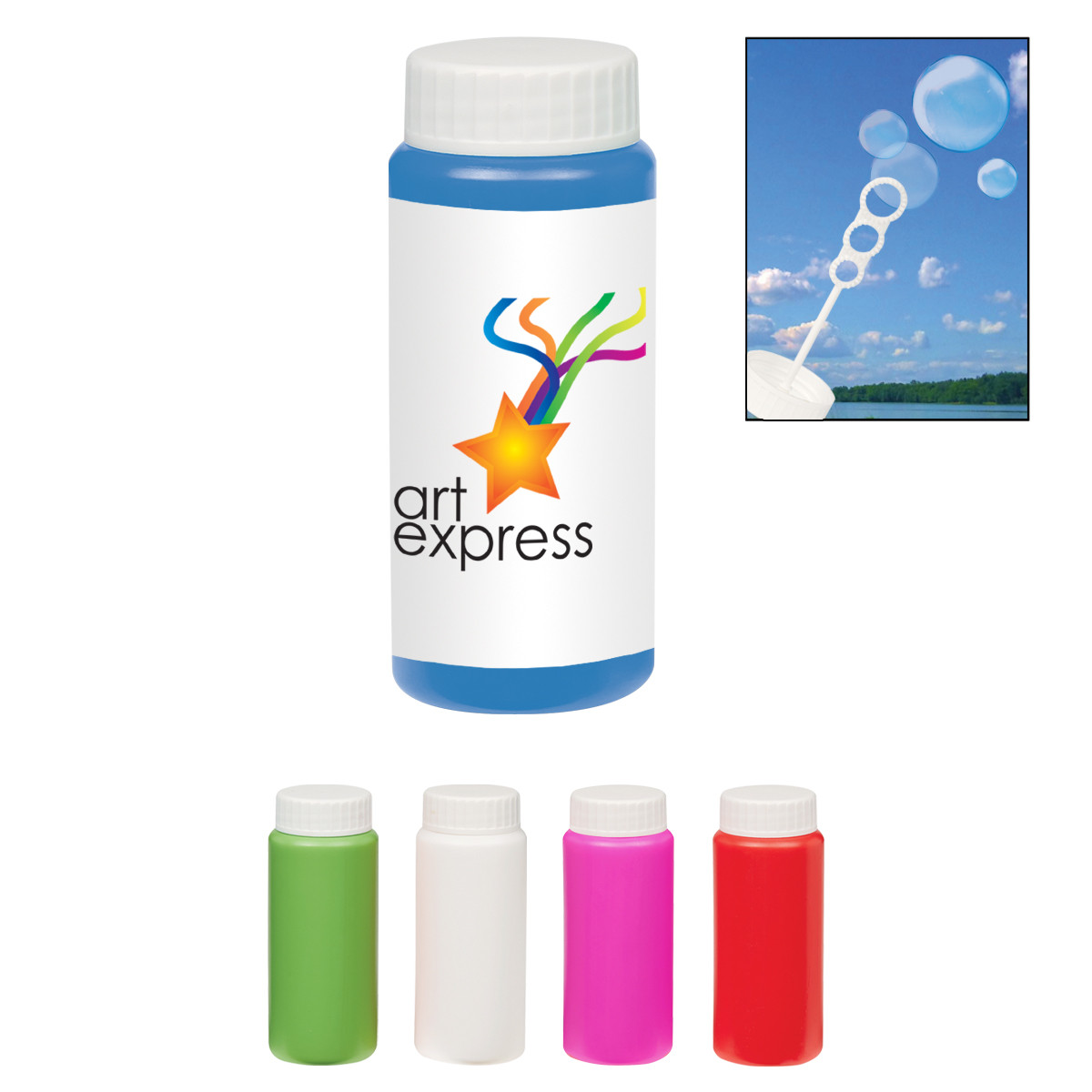 Custom 2 Oz. Fun Time Bubble Dispenser 768