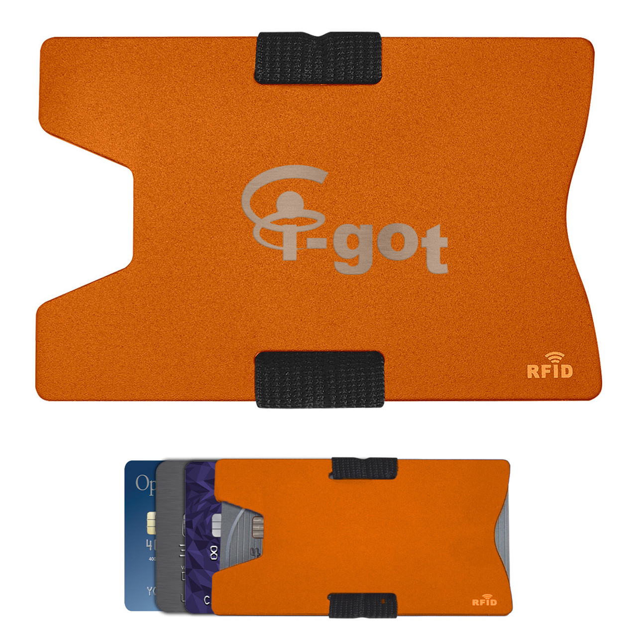 Custom RFID Expandable Card Holder 1638