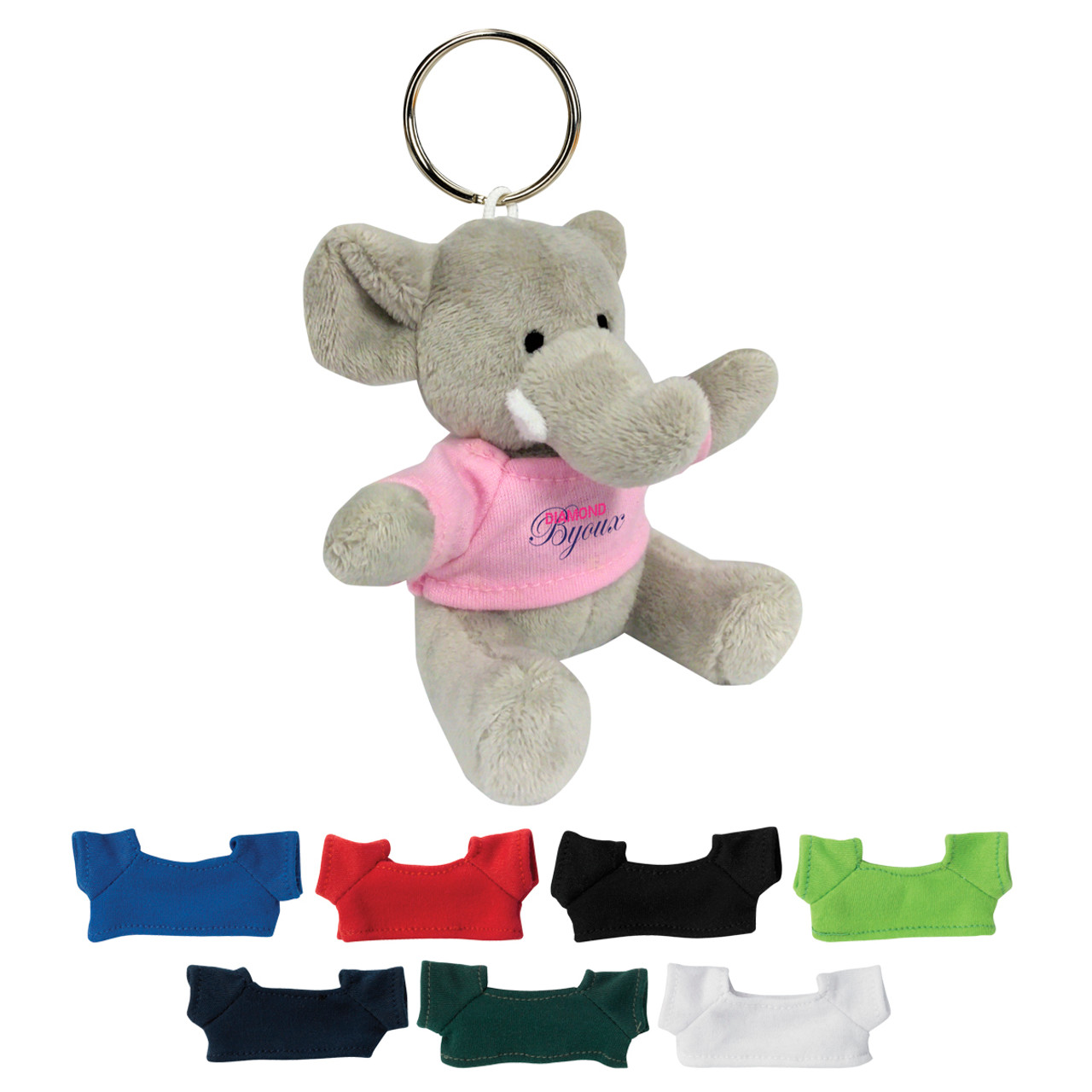 Custom Mini Elephant Key Chain 1231