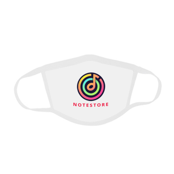 Custom 2-PLY Polyester Face Mask With Nose Wire 99118