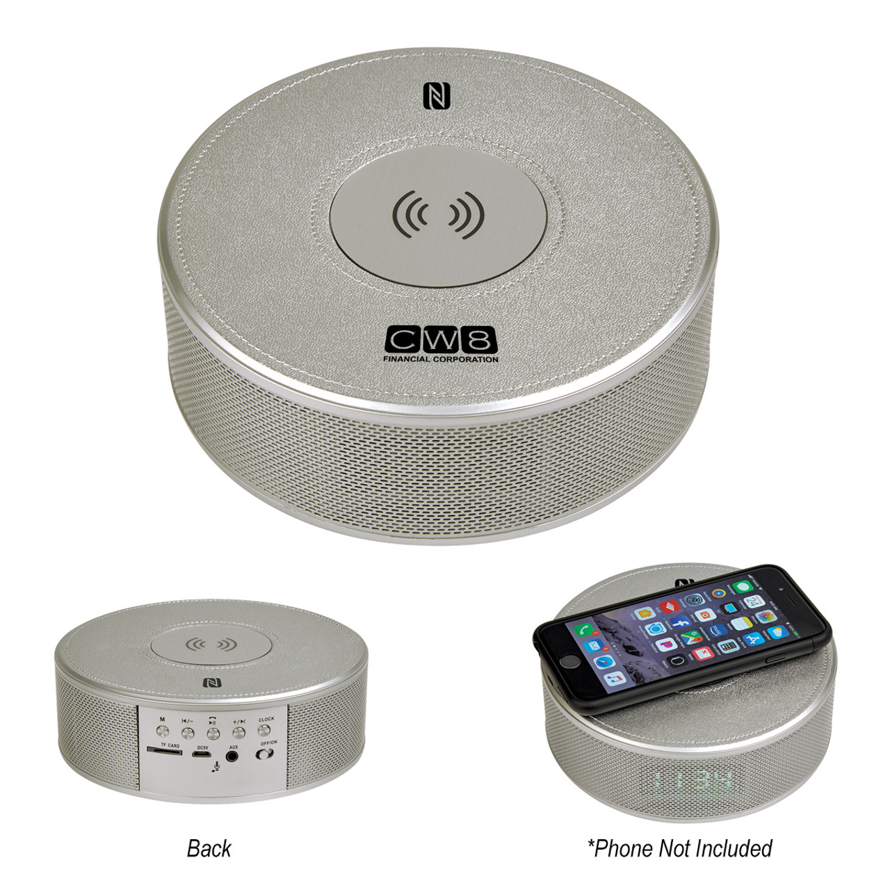 Custom Orbit Alarm Clock Speaker & Power Bank 2967