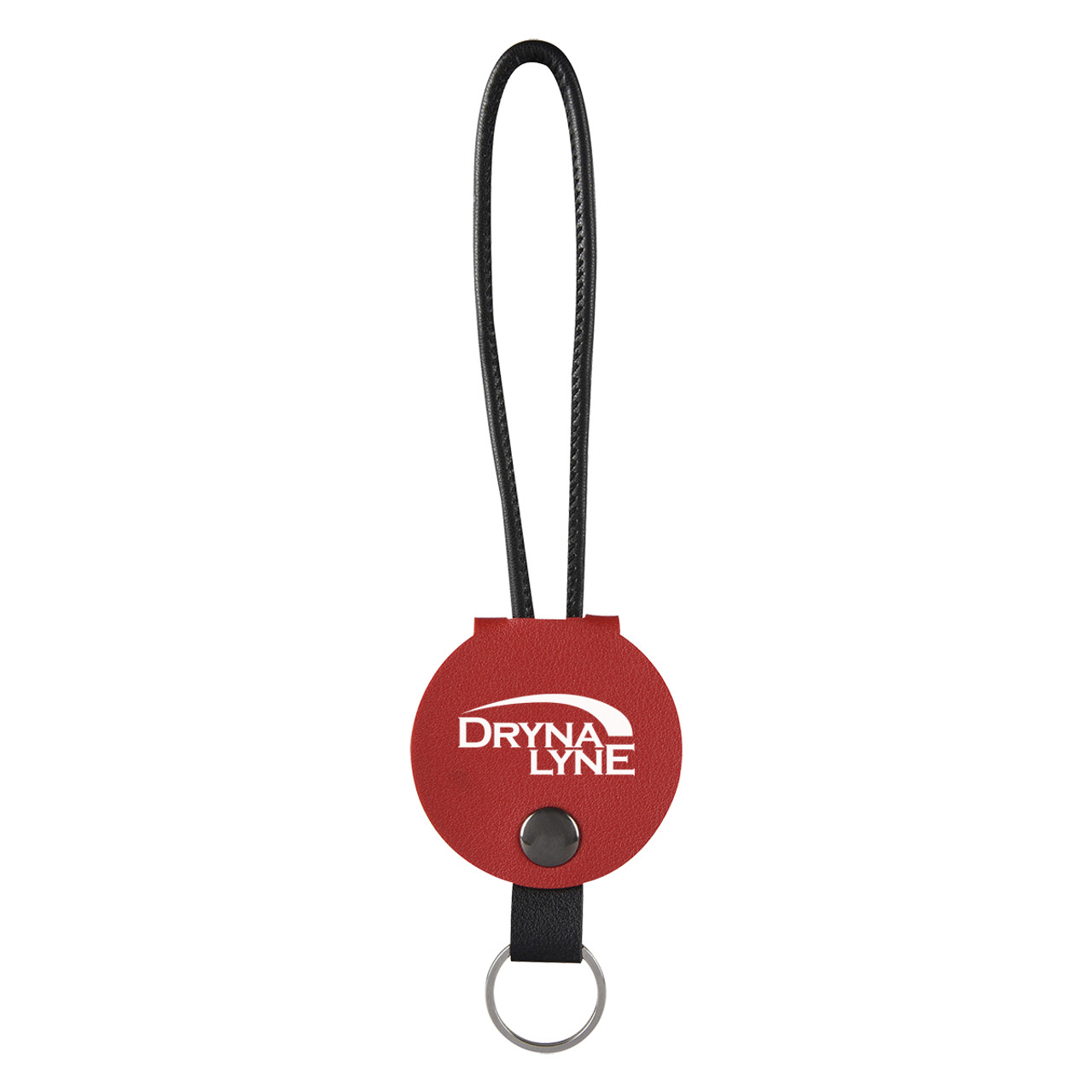 Custom 3-In-1 Charging Cable Snap Wrap & Key Ring 2570