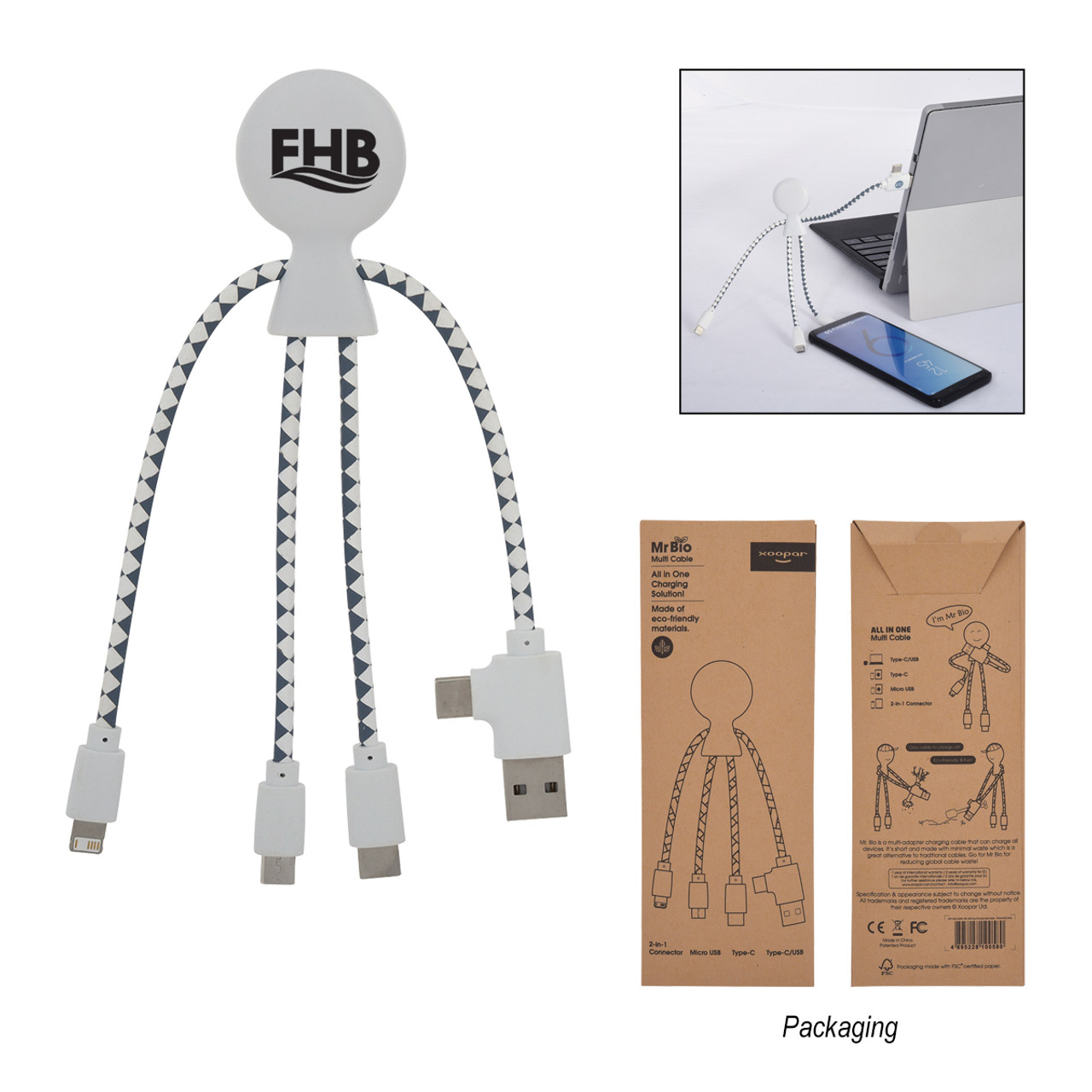 Custom XOOPAR MR BIO ALL IN ONE CHARGING CABLE 2492