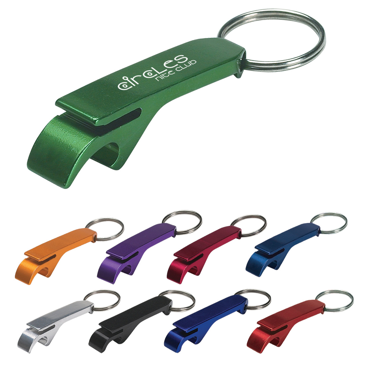 Custom Aluminum Bottle/Can Opener Key Ring 2064