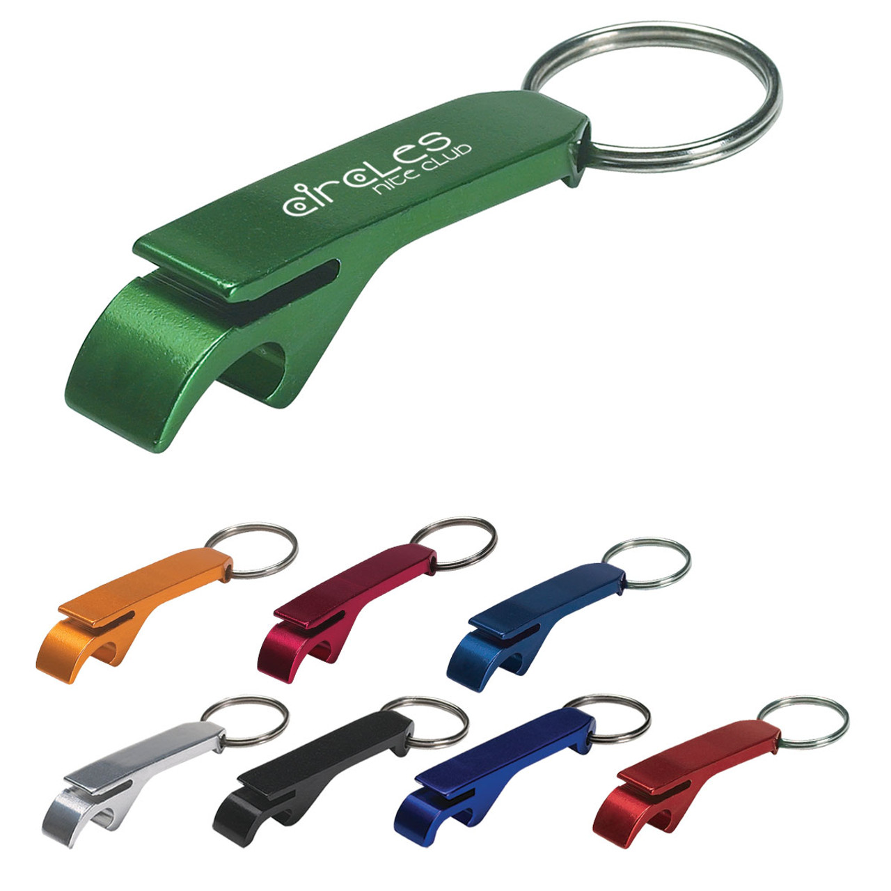 Custom Aluminum Bottle/Can Opener Key Ring 2064