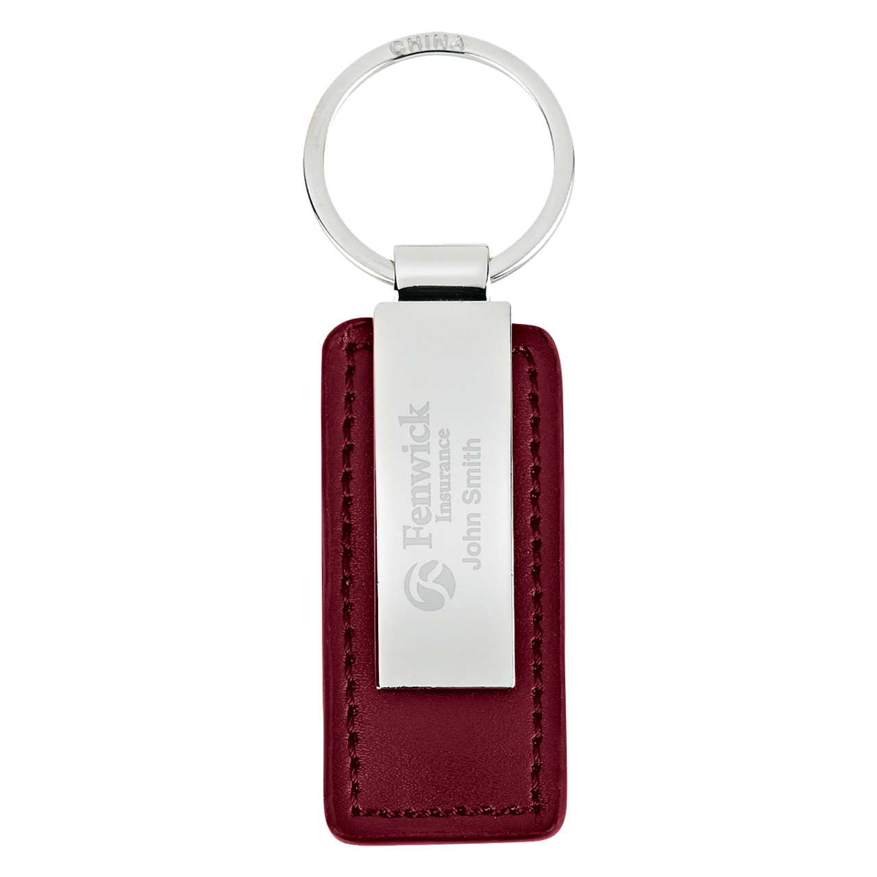 Custom Leatherette Key Tag 4790