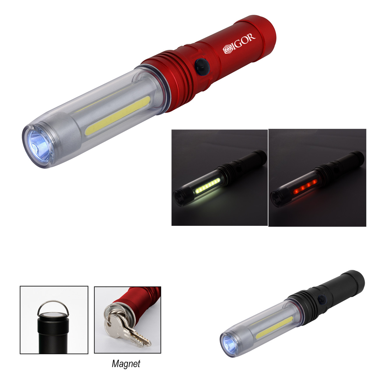 Custom COB Magnetic Flashlight 2558