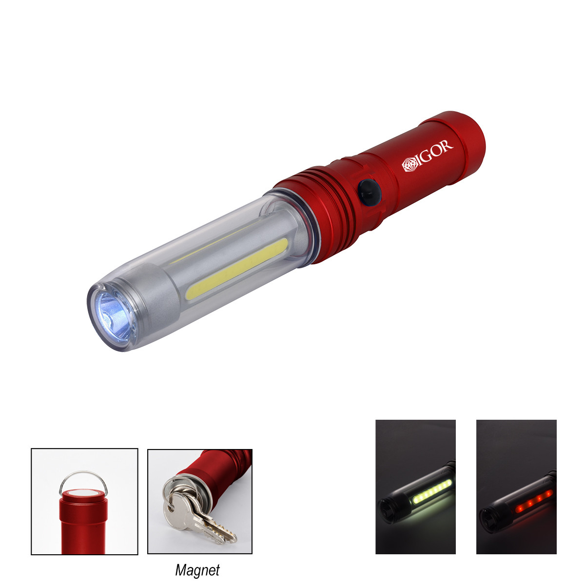 Custom COB Magnetic Flashlight 2558