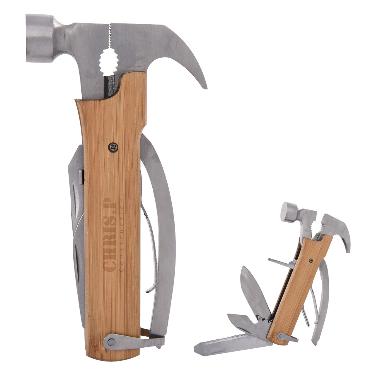 Custom 12-IN-1 MULTI-FUNCTIONAL WOOD HAMMER 7409