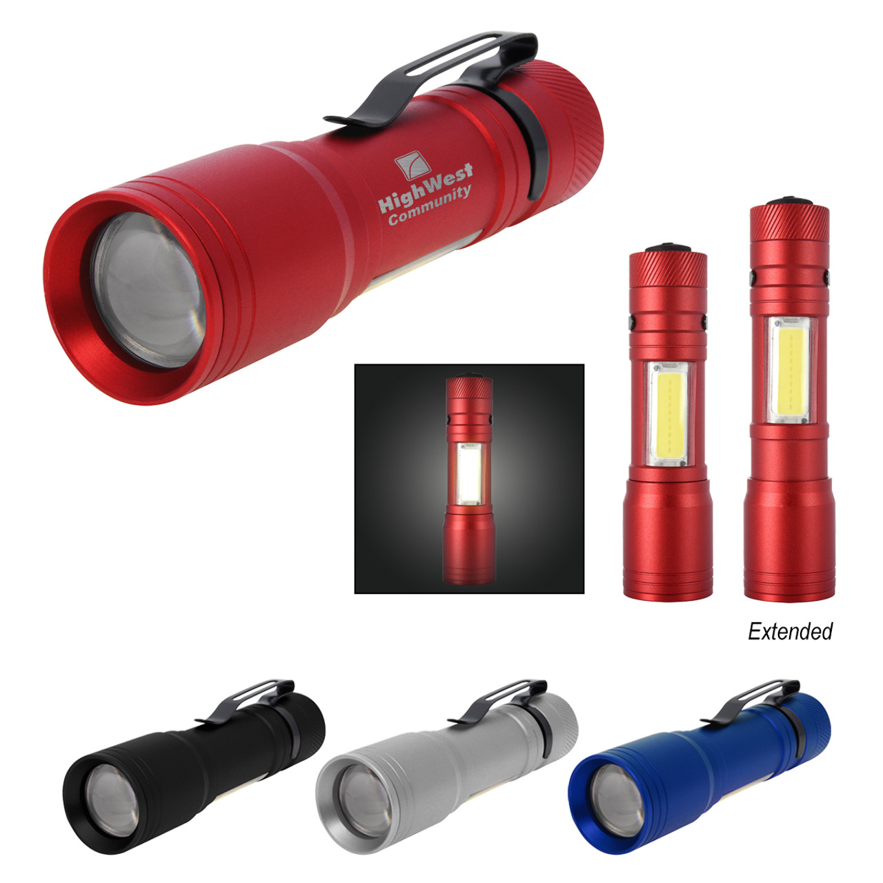 Custom Freeport Focus Flashlight 2557