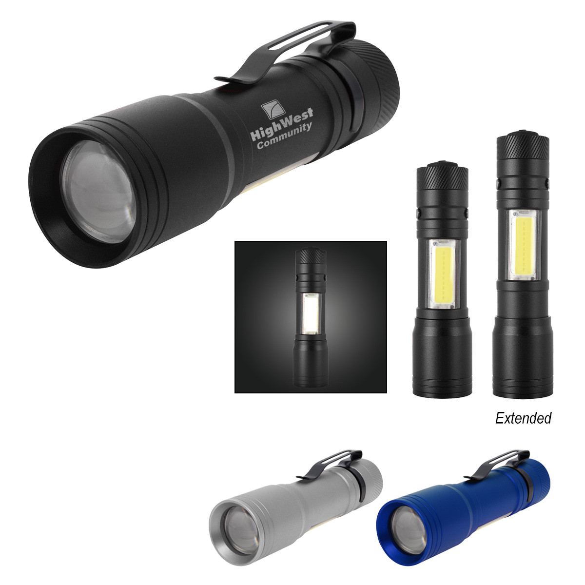 Custom Freeport Focus Flashlight 2557