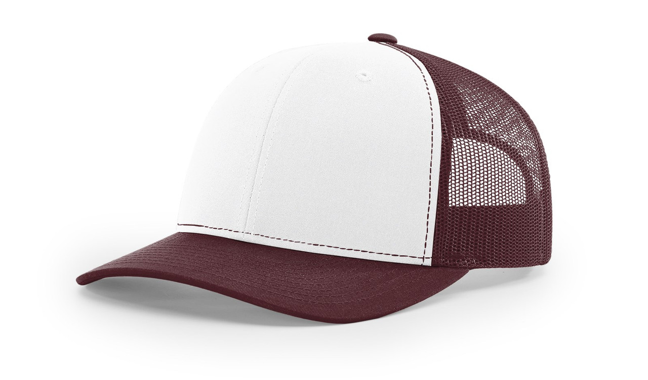 White/Maroon