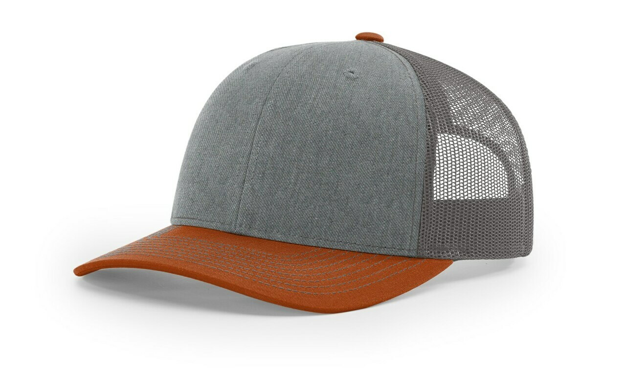 Heather Grey/Charcoal/Dark Orange