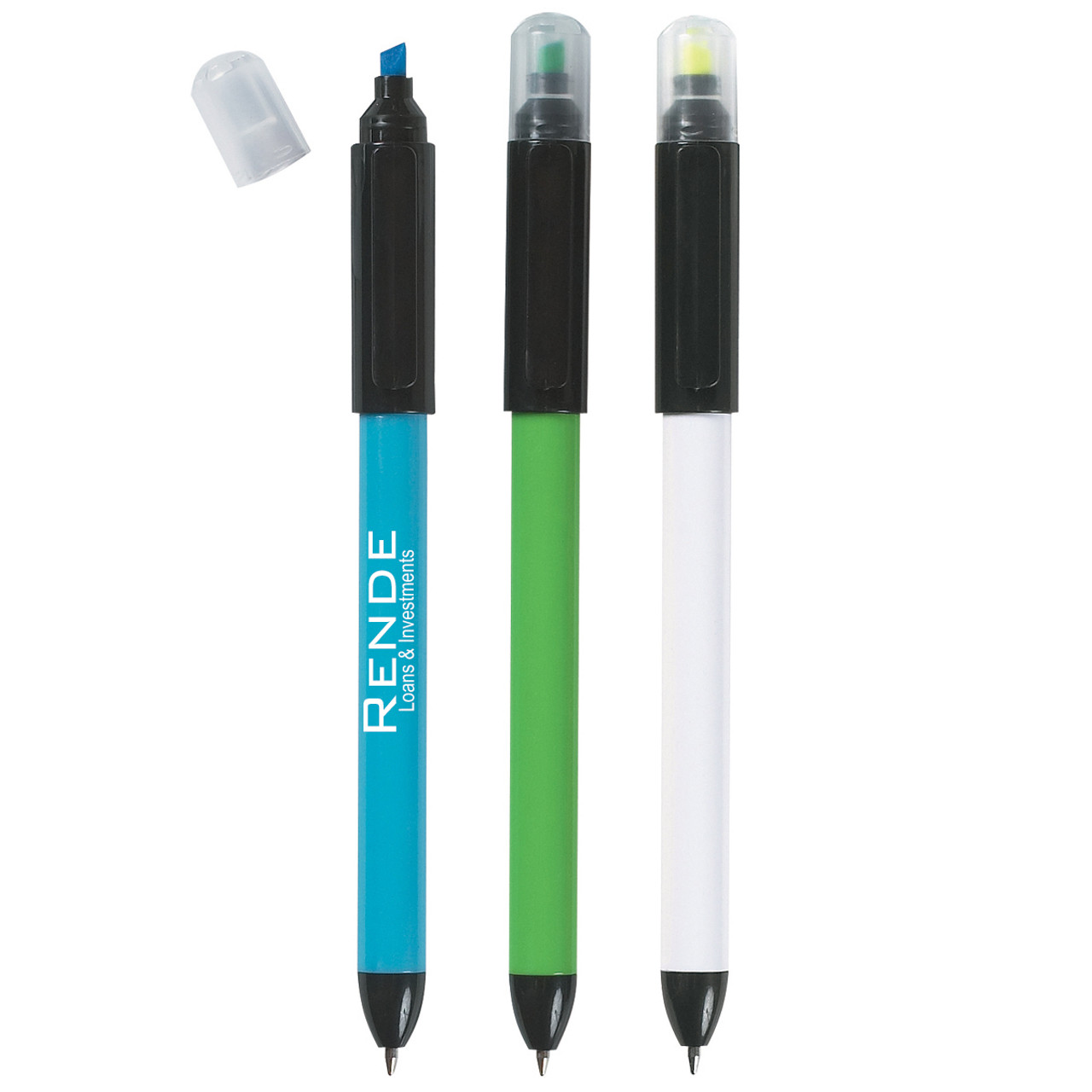 Custom Twin-Write Pen With Highlighter 328
