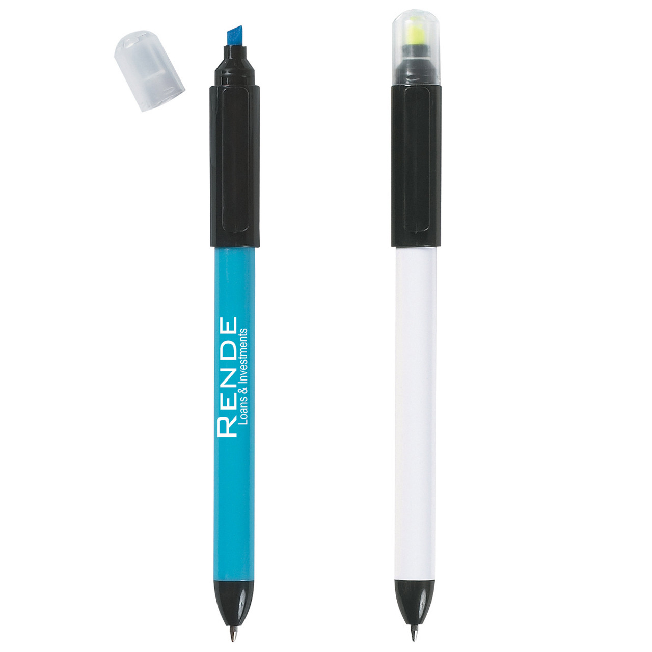 Custom Twin-Write Pen With Highlighter 328