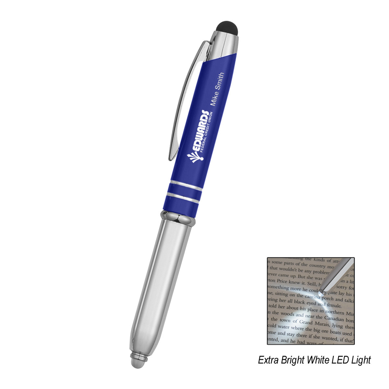 Custom Ballpoint Stylus Pen With Light 959