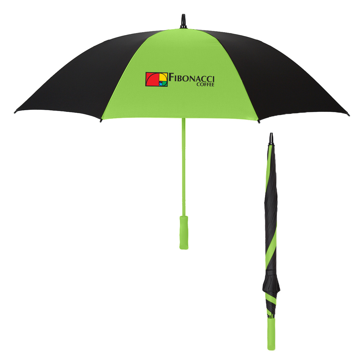 Custom 60" Arc Splash of Color Golf Umbrella 4125