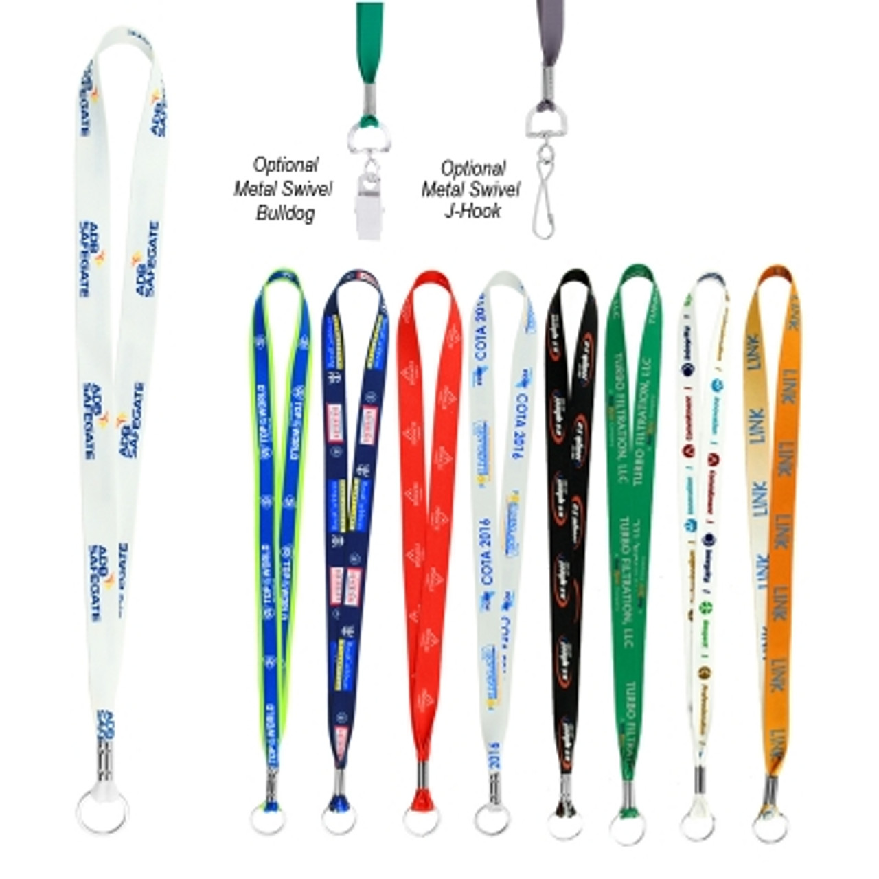 Full Color Imprint Smooth Dye Sublimation Lanyard - 1/2