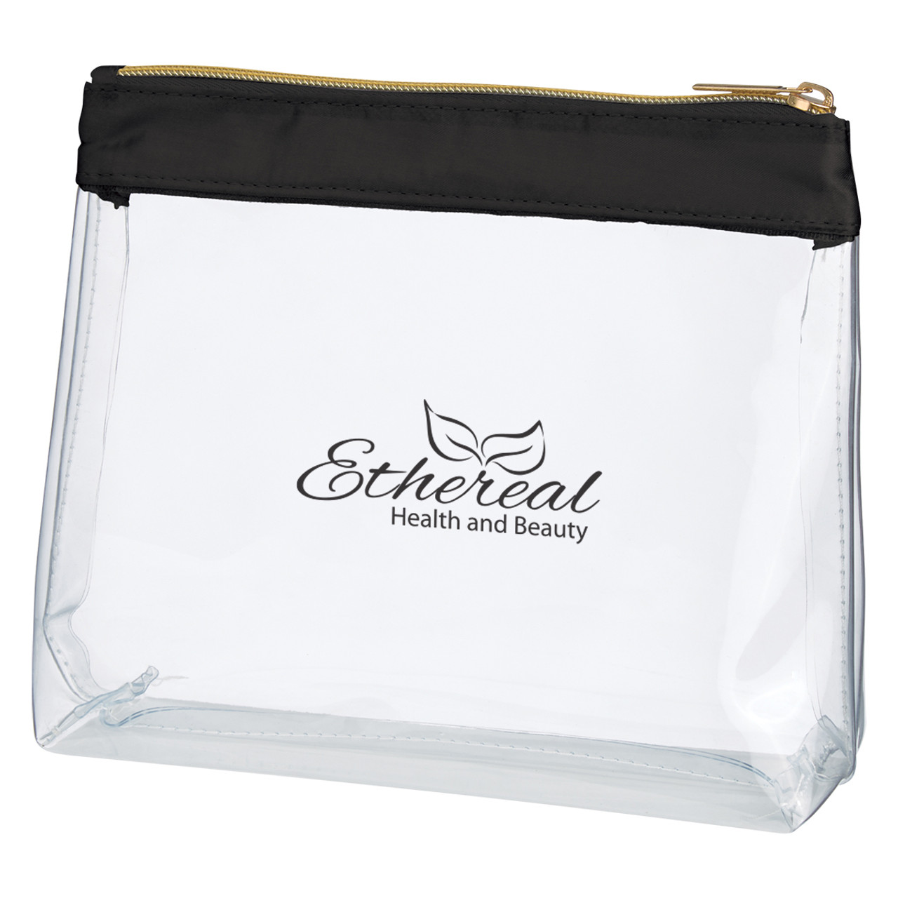 Custom Sadie Satin Clear Cosmetic Bag 9499