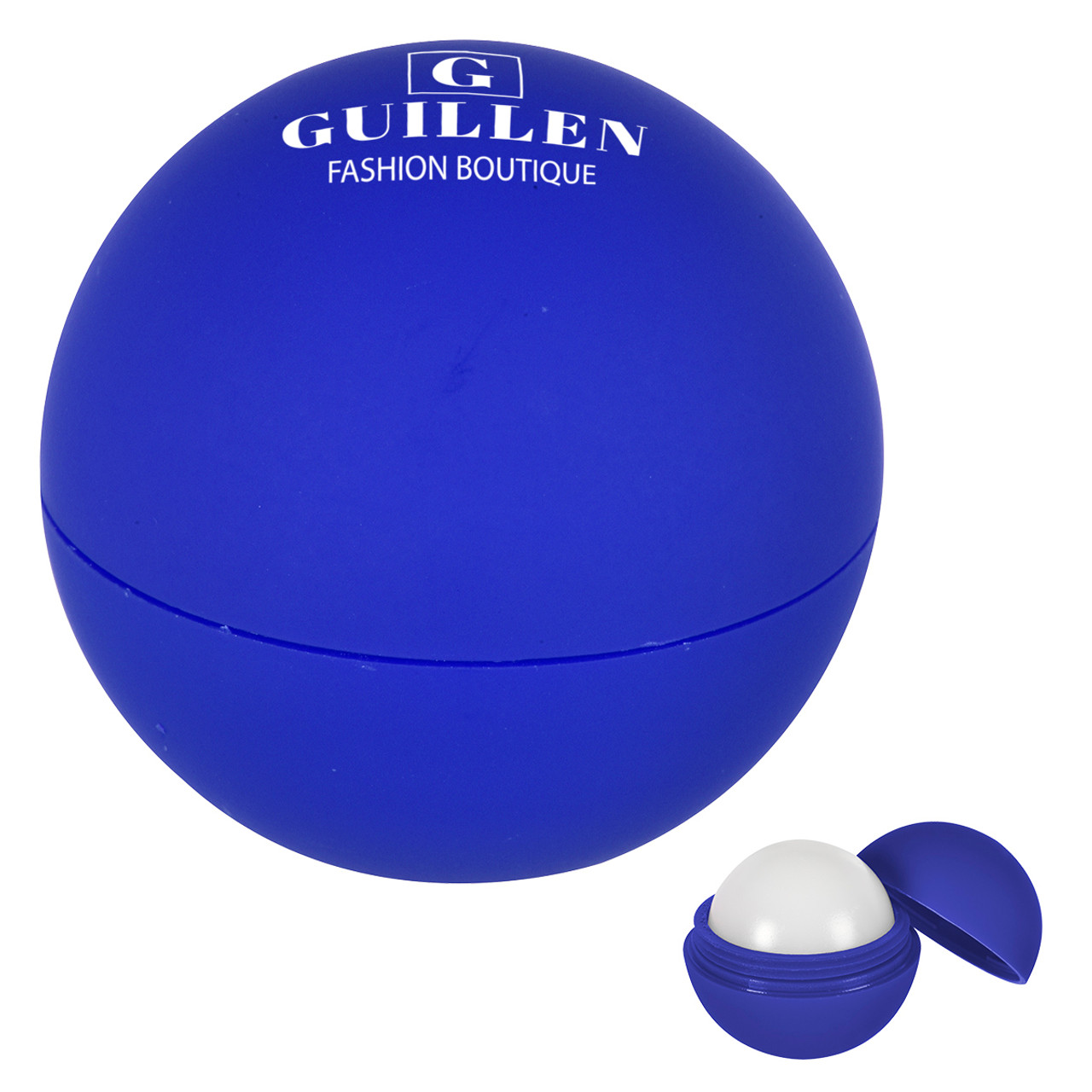 Custom Rubberized Lip Moisturizer Ball 9284